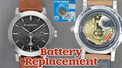 burberry uhr batteriewechsel|How to change a battery on a Burberry watch .